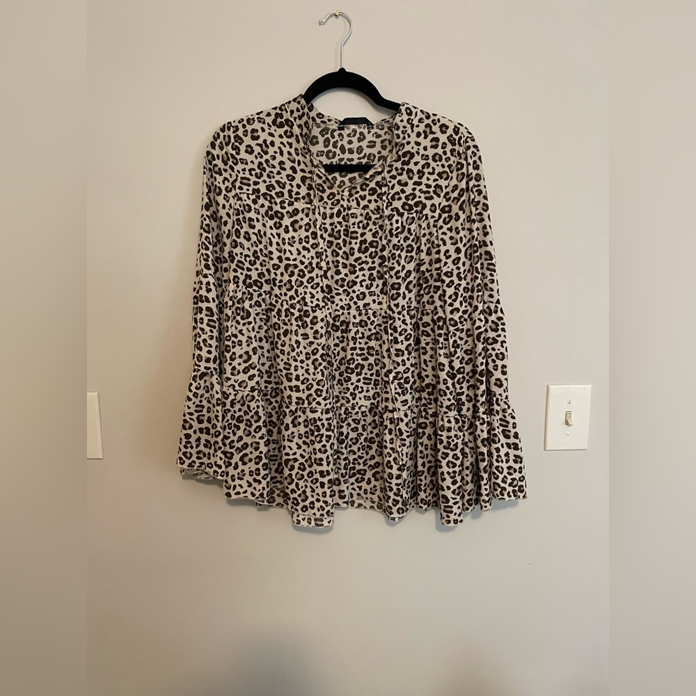 Animal Print Blouse